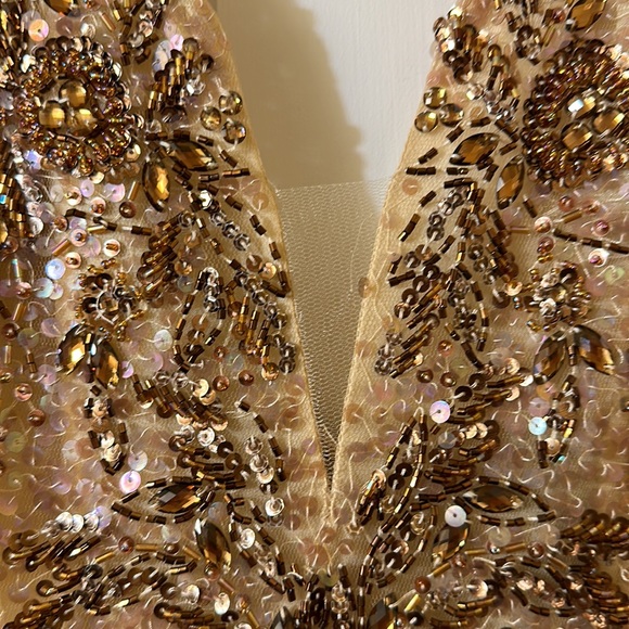 Basix Black Label Sequin Beaded Dress - Picture 5 of 10